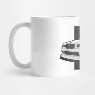 White Silver E36 Compact Drift Mug